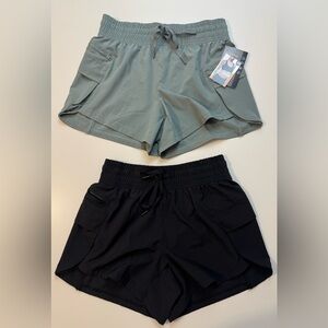 Avia Green and Black Athletic Shorts XS
